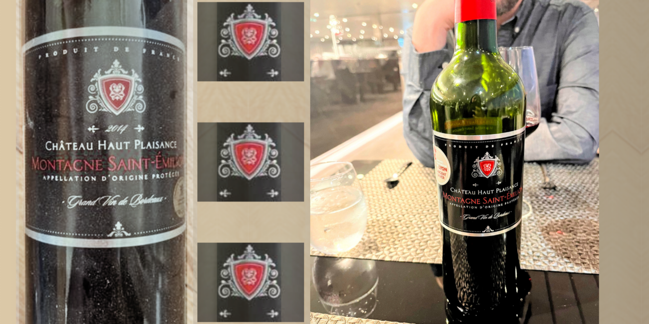 Chateau Haut Plaisance Montagne Saint-Emilion (2020)