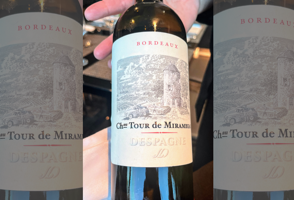 Château Tour de Mirambeau Bordeaux Blanc: A Cruise Favorite