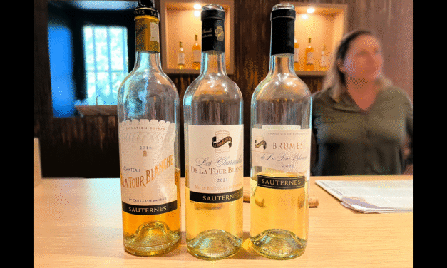 Three Sauternes Side by Side