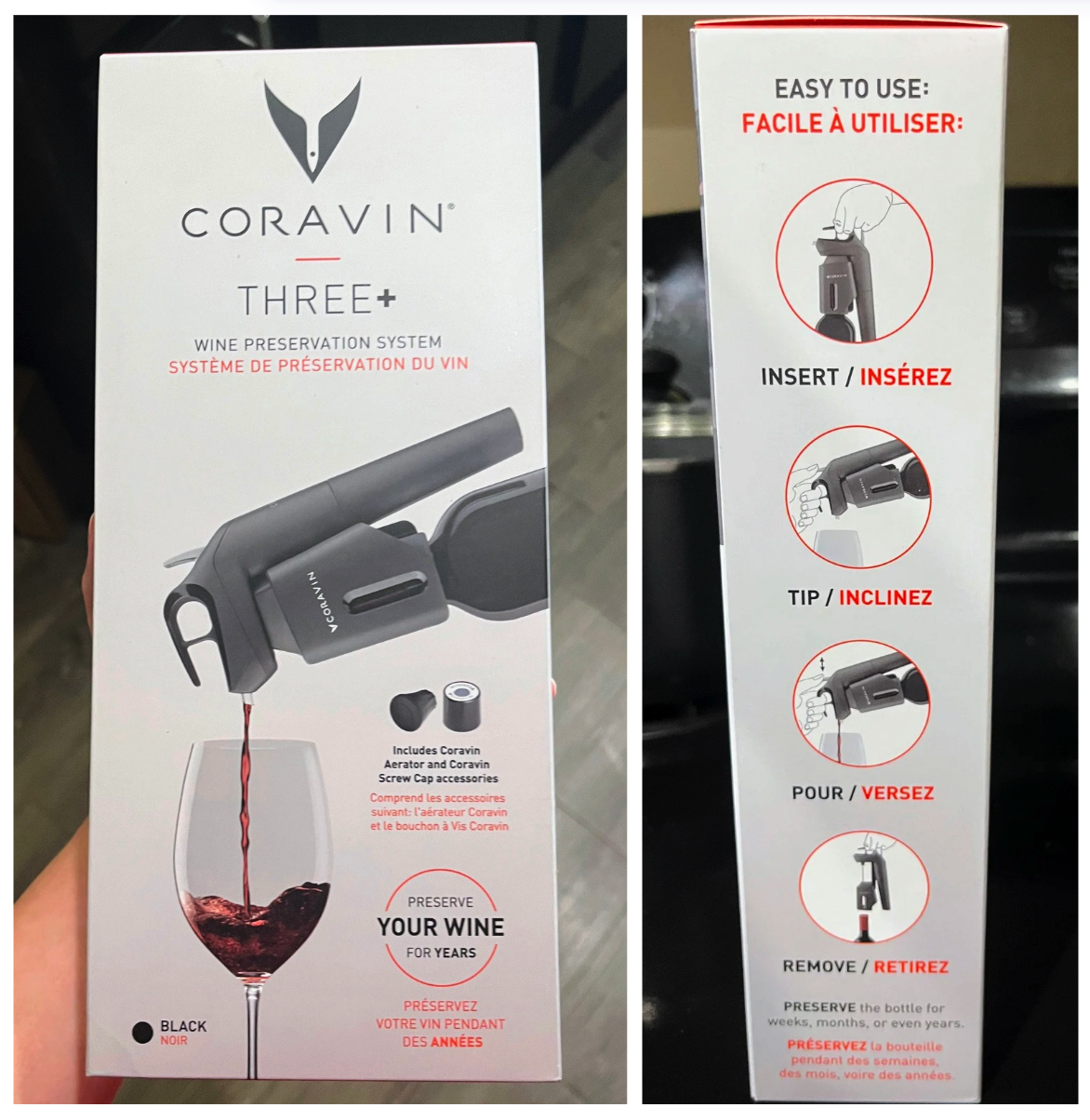 Coravin Three plux box Coravin Box